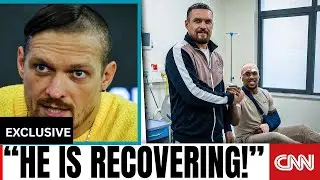 EXCLUSIVE: Oleksandr Usyk Visits Anthony Joshua in Hospital After Horrific Crash