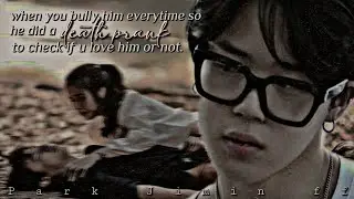 when he death prank on you: PJM FF💜 (happy ending)
