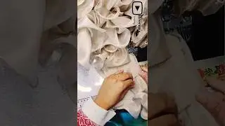 Ruffle Dupatta design Cutting and Stitching | Frill Dupatta #ruffledupatta #shorts #sewing