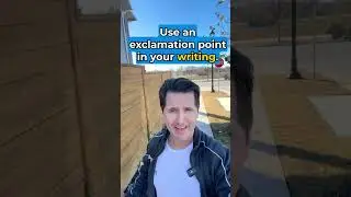 Exclamation Point ! #englishgrammar #americanenglish #englishteacher
