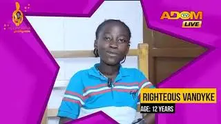 RIGHTEOUS VANDYKE PERFORMS J. A ADOFO SONG
