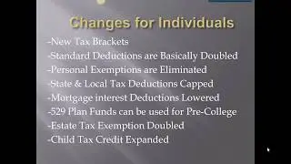 The 2018 Tax Law