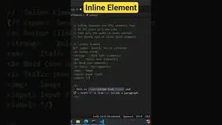inline element in html | interview question #shorts #ytshorts #html #javascript #interviewquestions
