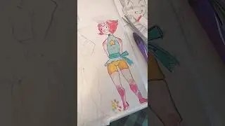 painting pearl from steven universe! #fyp #art #drawing #explore #stevenuniverse #cartoons #fanart