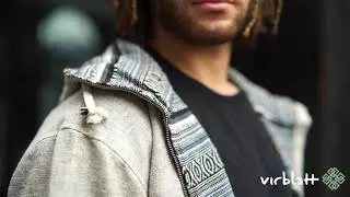 Hippie coat Bukarest in grey