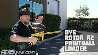 Dye Rotor R2 Paintball Loader - Shooting Video