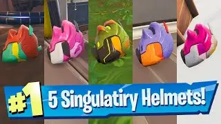 All 5 singularity helmets locations (unlocks styles)