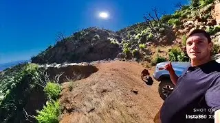 One Night Camping Pioneer Pass Pinal Mountain Arizona