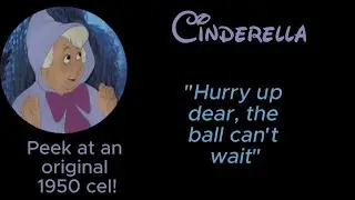 Cinderella Fairy Godmother animation art cel (1950)