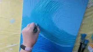 #129 Textured Wave 16
