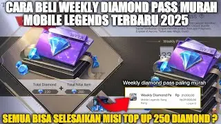 WEEKLY DIAMOND PASS 21K!! CARA BELI WEEKLY DIAMOND PASS MURAH CUMA 21K MOBILE LEGENDS TERBARU 2025
