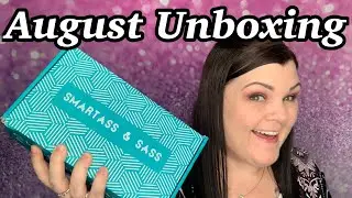Smartass & Sass August Unboxing +COUPON