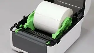 Brother - Cómo instalar el rollo de consumibles - Impresoras de etiquetas de sobremesa TD-4D