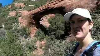 Vultee Arch via Sterling Pass trail! Sedona #arizona #hiking #adventures