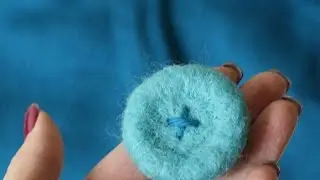 Needle Felt a Big Felt Button - DIY Crafts - Guidecentral