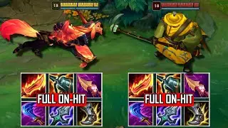 ON-HIT JAX vs ON-HIT WARWICK FULL BUILD FIGHTS & Best Pentakills!