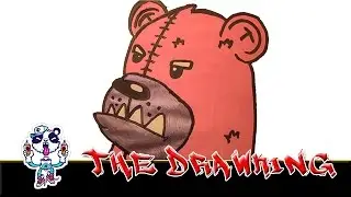 How to draw a GRAFFITI BEAR - SPEEDDRAW - The DrawKing