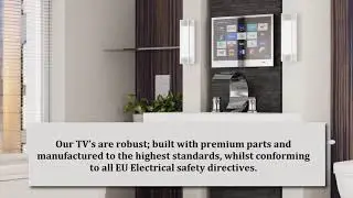 19&Prime; Waterproof Bathroom Mirror LED Smart TV