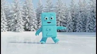 Numberblocks in Winter Land Counting Fun! ❄️ Learn Numbers in the Snow