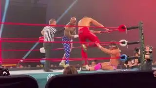 TNA Border Brawl - Moose and JDC (USA) vs. Channing Decker and Jesse Bieber (Canada)
