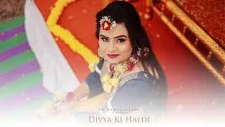 Colorful haldi ceremony of the couple || Divya & Niraj || KTphotography Daman ||