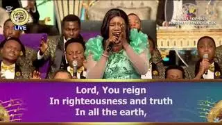 You reign in Majesty by Loveworld Singers & Oge at Praise Night 25 with Pastor Chris September 2025