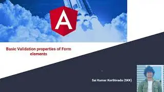 Template driven form | Validation properties of form
