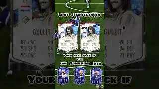 Gullit toty icon spot the difference