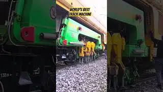 Worlds best high output tamping machine #indianrailways