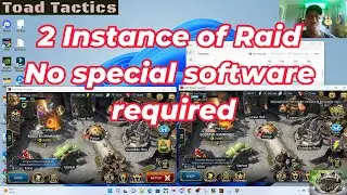 2 Instances of Raid Shadow Legends on PC. No bluestacks required.