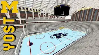 Yost Ice Arena | Minecraft Megabuild  | Michigan Hockey | FULL TOUR |  DOWNLOAD
