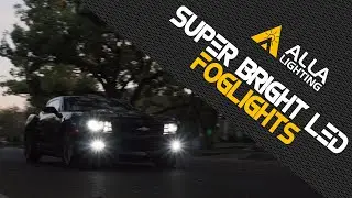 Alla Lighting 5730-33 5202 5201 LED Fog Light Bulbs DRL 6000k Xenon White Daytime Running Lights