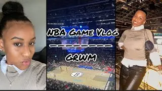 NBA Game Vlog ⛹🏾&zwj;♂️ | Best Birthday Gift | GRWM | 1st Basketball Game | NBA Game Outfit
