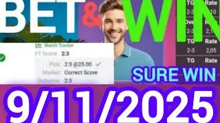 Correct Score Tips & Predictions Today 09/11/2025 | Expert Football Bets & Sure Wins