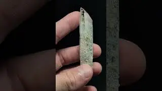 Green Chlorite Quartz Crystal Point, North of Willis Mine, Paron, Arkansas, A+