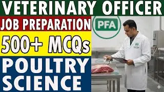 POULTRY SCIENCE 500 MCQs FOR VETERINARY OFFICER PPSC TEST PREPARATION