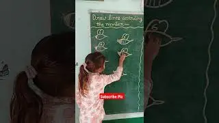 Draw Lines According To The Numbers #shortsfeed #basic #upbasic #education #upgovernmentschool