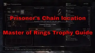 Dark Souls III - Prisoner's Chain location [Master of Rings Trophy]