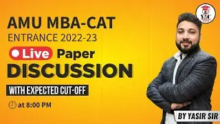 AMU MBA-CAT Answer key I Expected Cut-off I Yasir Ali Classes