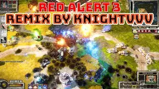 Command and Conquer Red Alert 3 Remix KnightVVV - RIsing Sun - Spamming Troops Crazily!