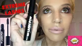 MAKEUP REVOLUTION | 5D LASH POW Review | Approach with CAUTION *EXTREME* LASHES!!!