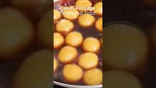 CANDEL Porridge💯tradisonal food in Indonesia #buburcandil #easymake #shorts