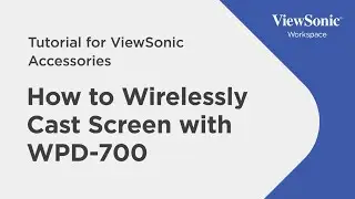 How to Wirelessly Cast Screen with WPD-700 | ViewShare Wireless Screen Casting Kit by ViewSonic