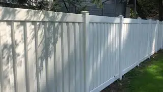 Softwashing vinyl fencing