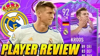 GAME CHANGE PLAYER! 🥇 92 FUT BIRTHDAY KROOS PLAYER REVIEW! FUT BIRTHDAY 92 KROOS REVIEW! ENDGAME CM