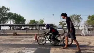 Drag bike setting yamaha SR400 super open FFA