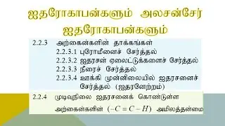 Organic Chemistry | Chemical reactions of Alkynes in Tamil | Srilanka