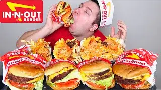 In-N-Out 4x4 Animal Style • MUKBANG