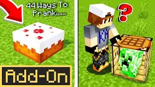 44 WAYS TO PRANK ADDON: Troll Your Minecraft Friends in Bedrock Edition