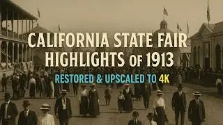California State Fair 1913 🎡 Vintage Fun Restored in 4K | You&rsquo;ve Never Seen This! 🎥